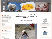 Tablet Screenshot of naturtex.cz